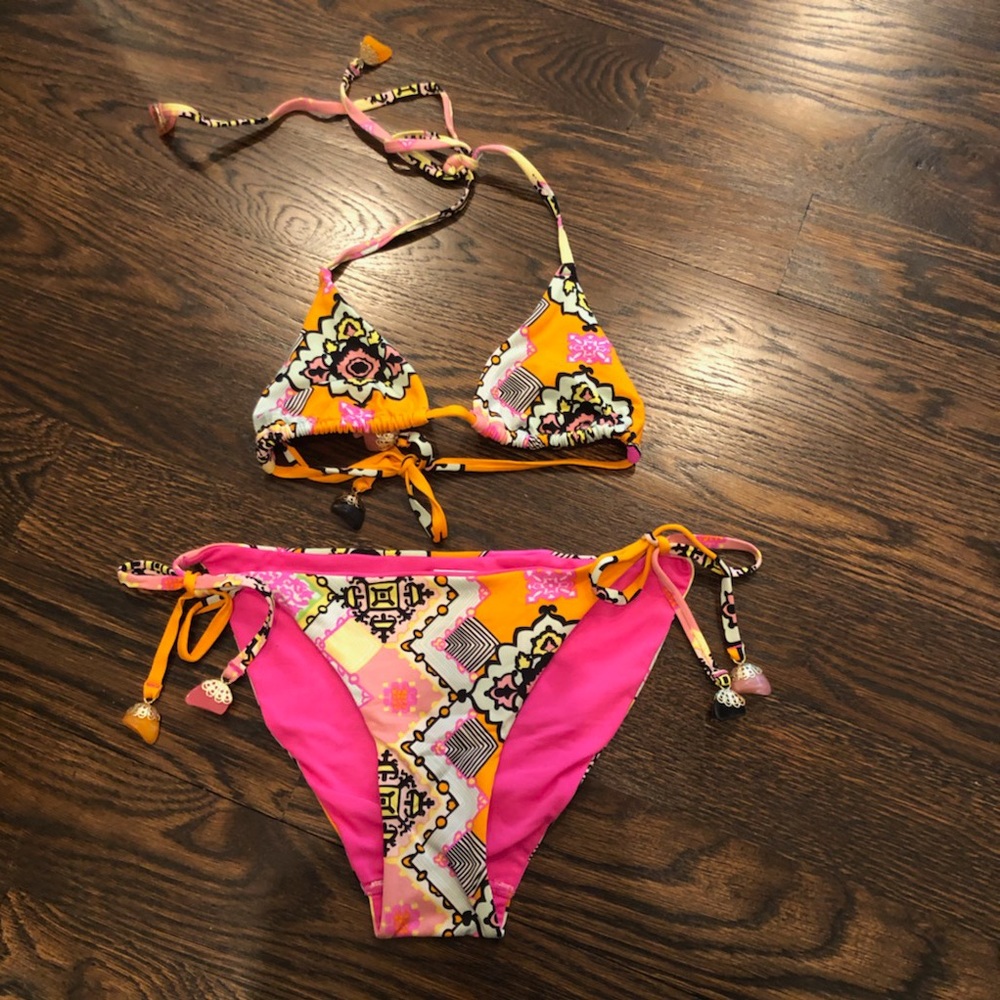 H&M Tribal Print String Bikini